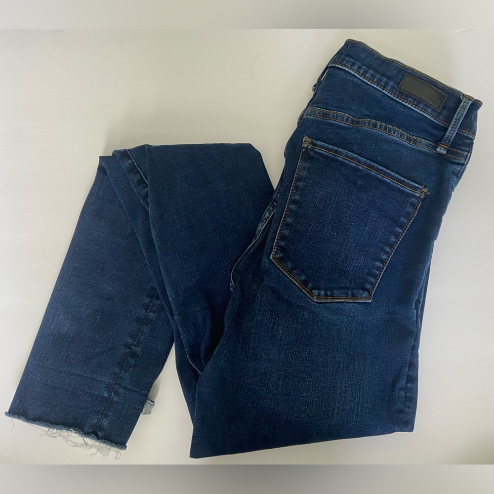 Abercrombie & Fitch Indigo Ultra High Rise Super Skinny Jeans